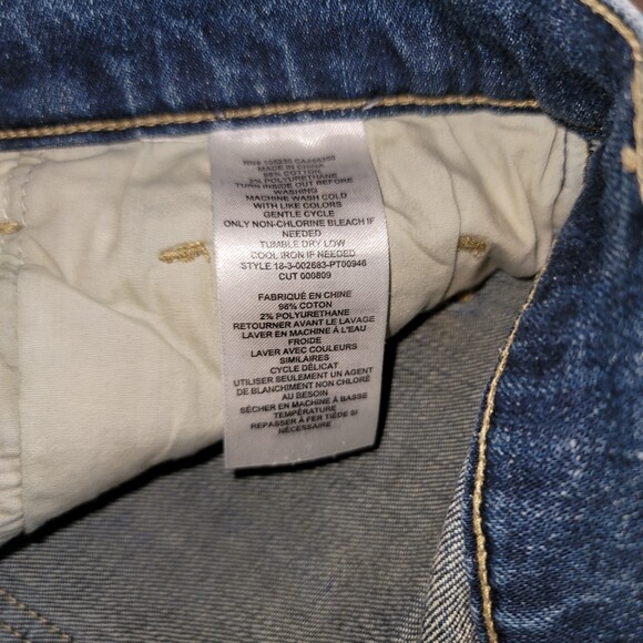 Current/Elliot High Waist Distressed Jean Size 26 - Picture 4 of 7